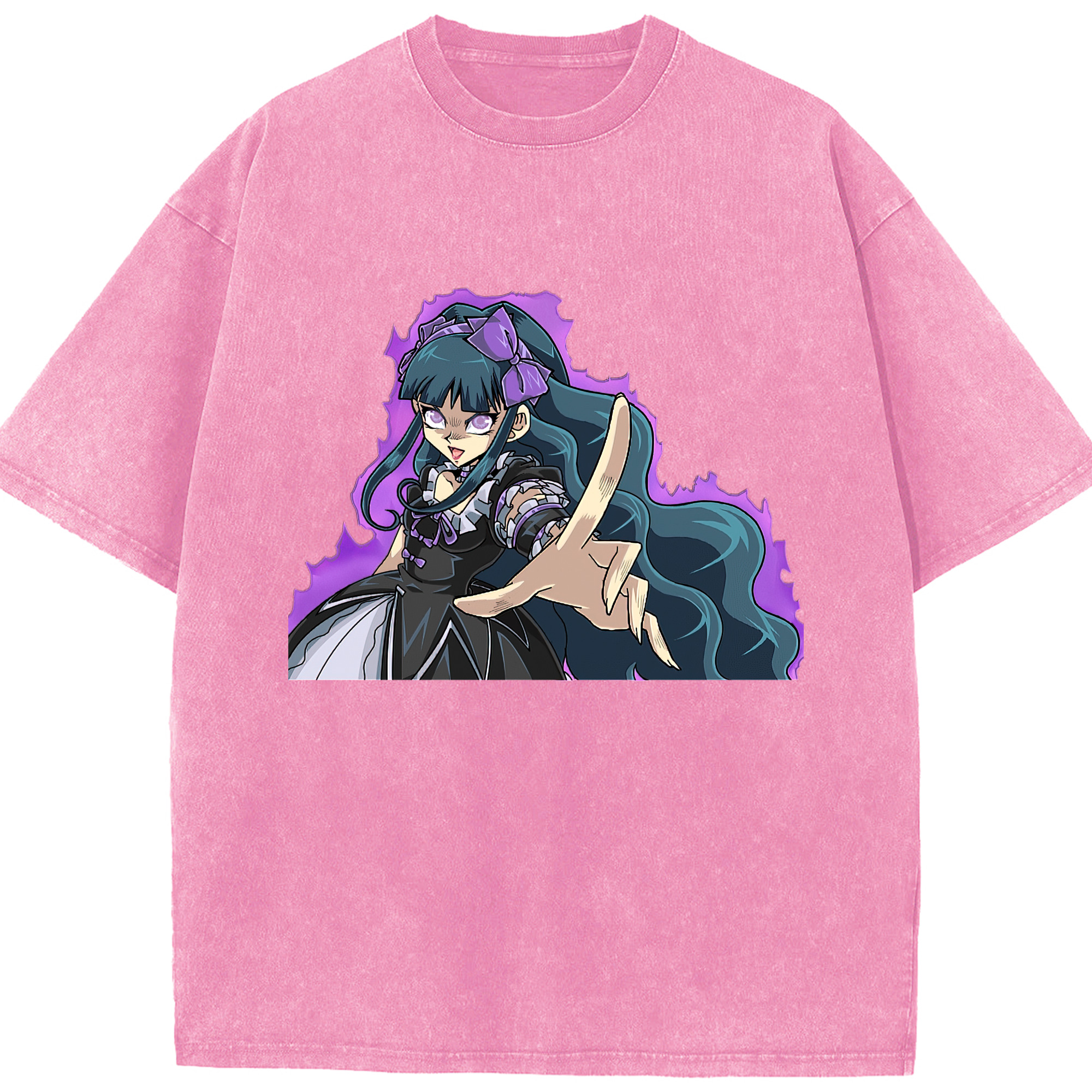 （画像用） 遊☆戯☆王 Yu-Gi-Oh! 綿100% ヴィンテージ風 半袖Tシャツ（フロントプリント）